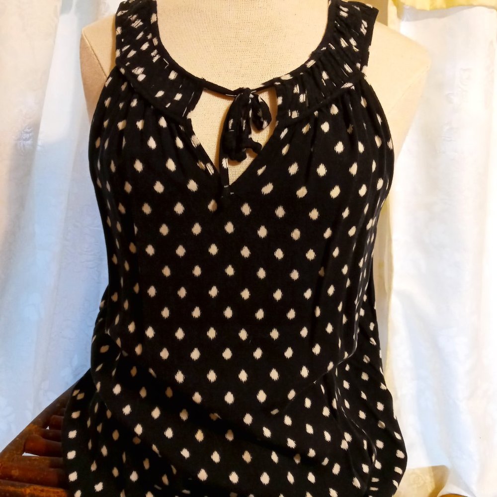 Dotted Black Top